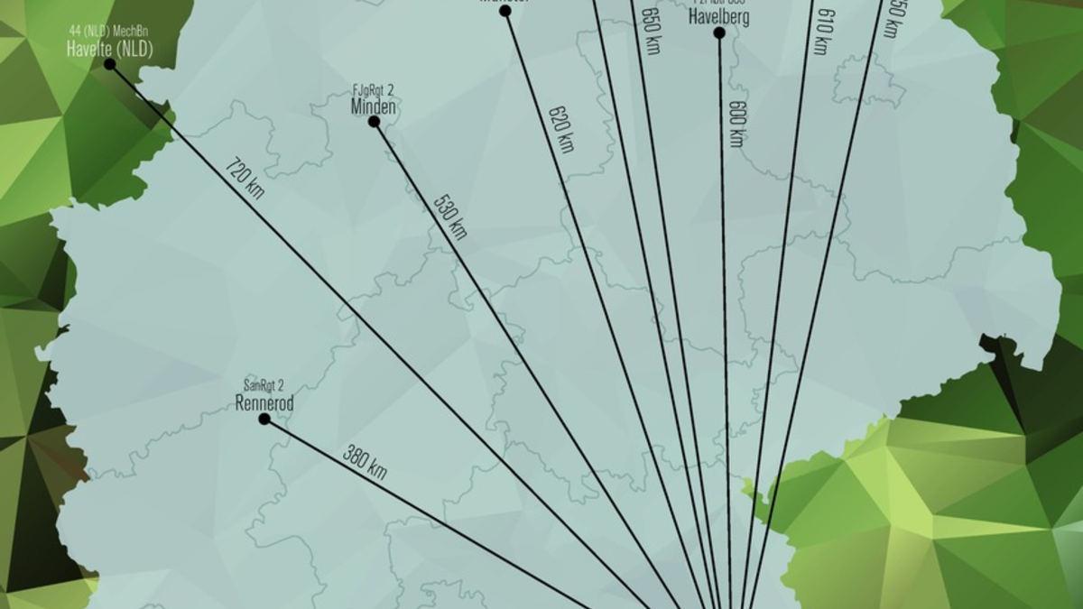 QUADRIGA 2024 -Großverband der Bundeswehr auf dem Weg von Nord nach Süd - Foto: presseportal.de