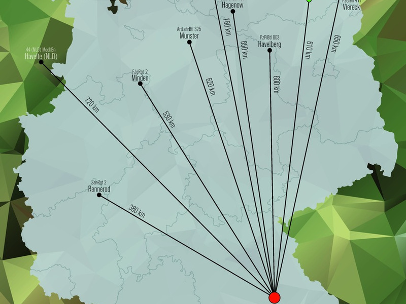 QUADRIGA 2024 -Großverband der Bundeswehr auf dem Weg von Nord nach Süd - Foto: presseportal.de