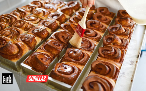 Ultraschneller Lebensmittellieferdienst Getir-Gorillas und Zeit für Brot arbeiten zusammen - Kooperation startet in Berlin und Frankfurt am Main - Foto: presseportal.de