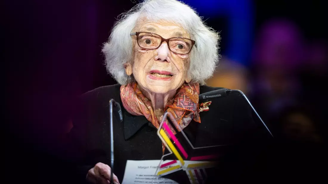 Die Holocaust-Überlebende Margot Friedländer unterstützt die neue Organisation C_SR (Creative Social Responsibility) der PR-Branche. - Bild: Hannes P Albert/dpa