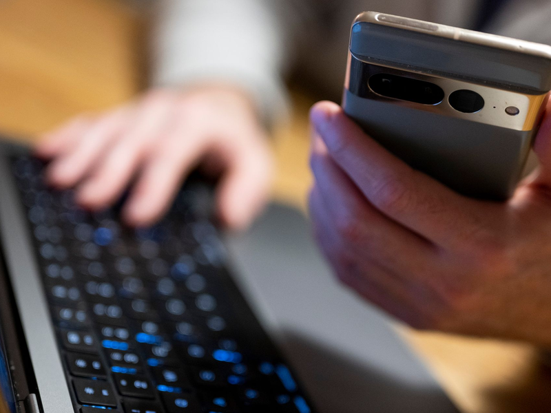 Neun von zehn Menschen in Deutschland ab 16 Jahren nutzen Online-Banking (Symbolbild).  - Foto: Monika Skolimowska/dpa