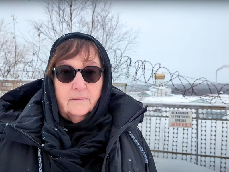 Die Mutter des in Haft gestorbenen Kremlgegners Nawalny, Ljudmila Nawalnaja. - Foto: Uncredited/Navalny Team/AP/dpa