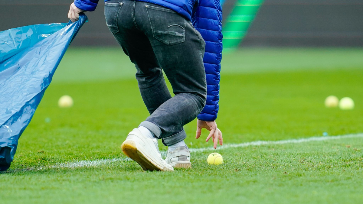 Bei der Höhe künftiger Strafen geht es nicht um die Anzahl der geworfenen Tennisbälle. - Foto: Uwe Anspach/dpa