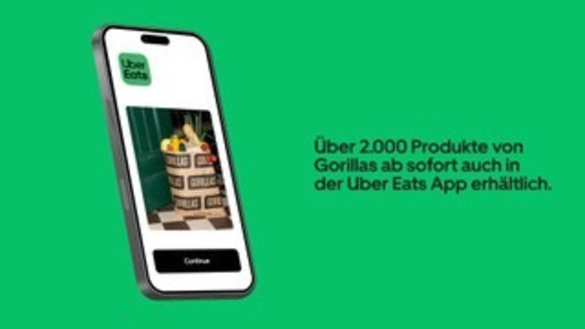 Gorillas und Uber Eats kooperieren in Deutschland - Foto: presseportal.de