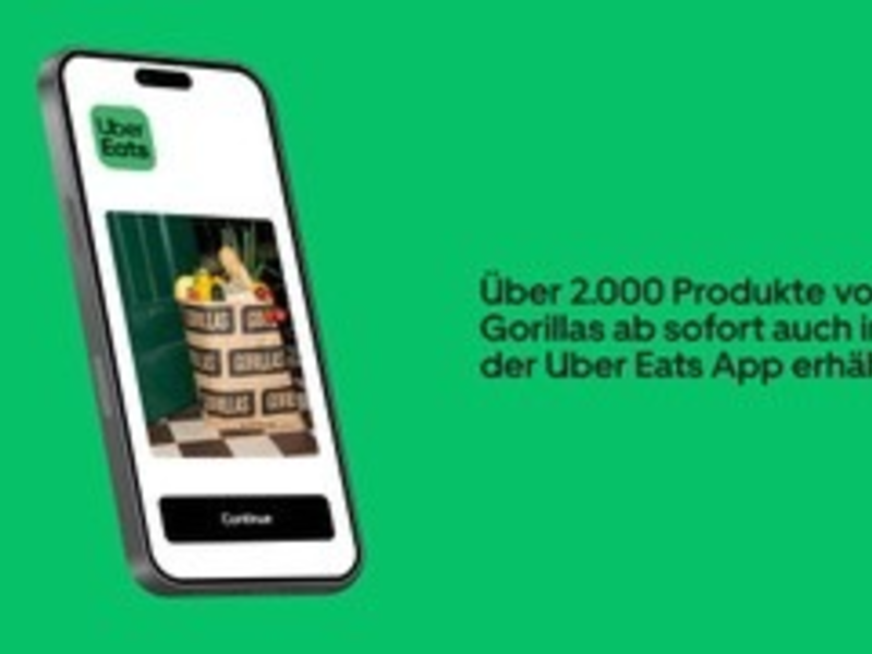 Gorillas und Uber Eats kooperieren in Deutschland - Foto: presseportal.de