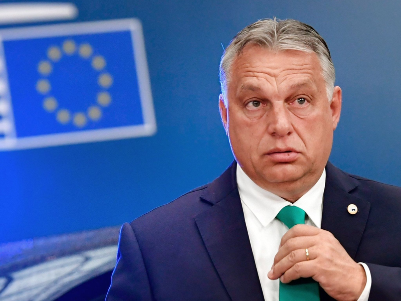 Die EU-Kommission wirft Ungarn um Ministerpräsident Viktor Orban seit Jahren vor, EU-Standards und Grundwerte zu untergraben. - Foto: John Thys/AFP Pool/AP/dpa