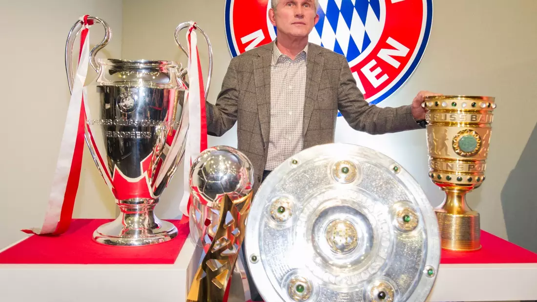 Führt die Münchner zum ersten Triple einer deutschen Mannschaft mit dem Champions-League-Triumph gegen Borussia Dortmund: Jupp Heynckes. - Bild: Marc Müller/dpa