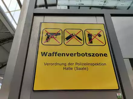 Waffenverbotszone (Archiv) - Foto: über dts Nachrichtenagentur