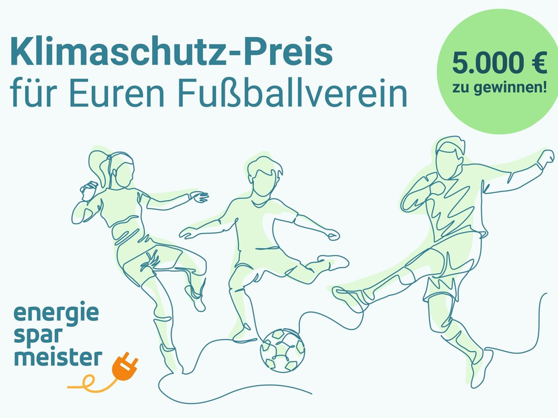 Klimaschutz-Preis für Jugendfußballvereine: Jetzt für Energiesparmeister-Titel bewerben / Preisgeld in Höhe von 5.000 Euro sowie Sachpreise zu vergeben / Bewerbung bis 20. März 2024 - Foto: presseportal.de