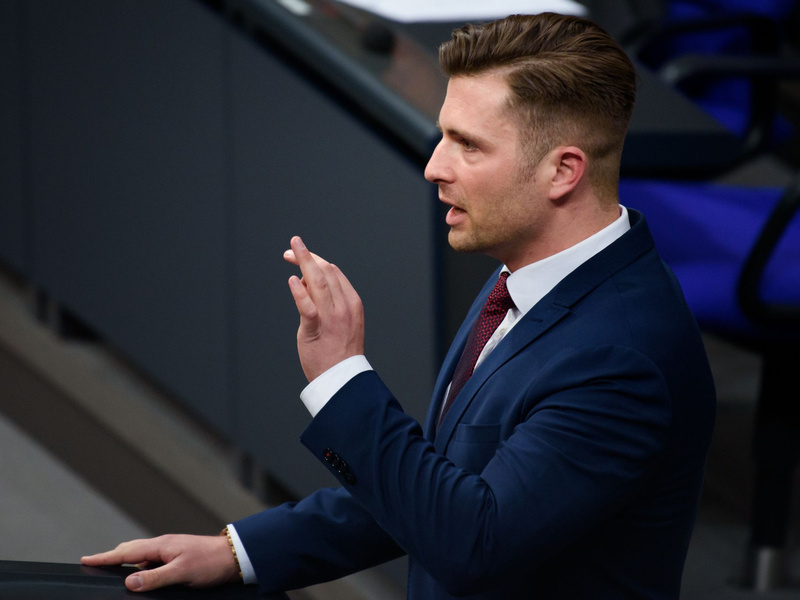 Der AfD-Abgeordnete Jan Ralf Nolte verfehlte die erforderliche Mehrheit deutlich. - Foto: Gregor Fischer/dpa