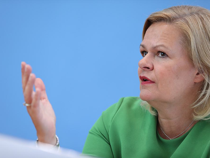 Nancy Faeser (Archiv) - Foto: über dts Nachrichtenagentur