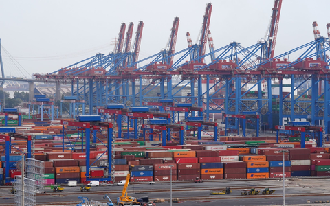 Die deutsche Wirtschaft ist im Jahr 2023 in eine Rezession gerutscht. - Foto: Marcus Brandt/dpa