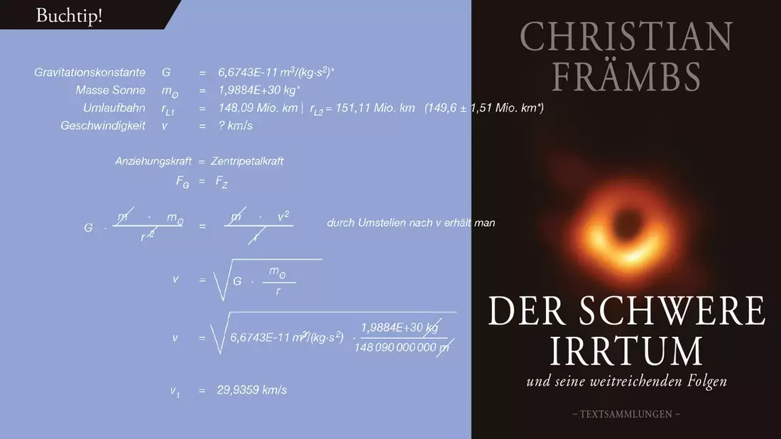 Über die wahren Ursachen der Gravitation, Sternen- und Planetenbewegungen / Der schwere Irrtum und seine weitreichenden Folgen / Textsammlungen - Bild: presseportal.de
