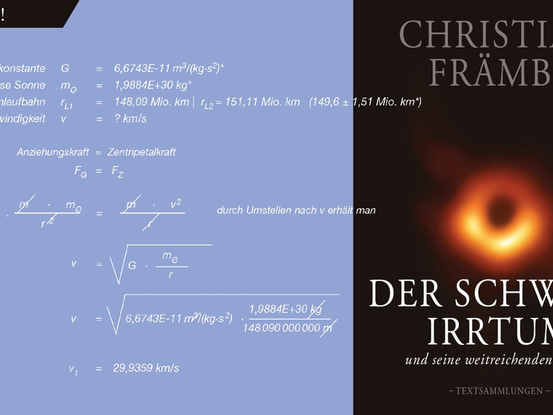 Über die wahren Ursachen der Gravitation, Sternen- und Planetenbewegungen / Der schwere Irrtum und seine weitreichenden Folgen / Textsammlungen - Foto: presseportal.de