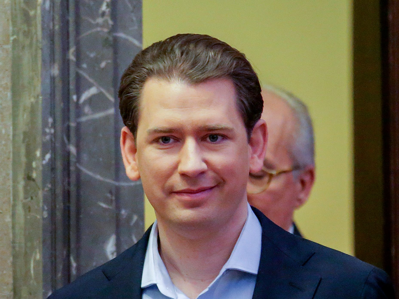 Ăsterreichs Ex-Kanzler Sebastian Kurz erscheint zum voraussichtlich letzten Prozesstag vor dem Landgericht Wien. - Foto: Heinz-Peter Bader/AP/dpa