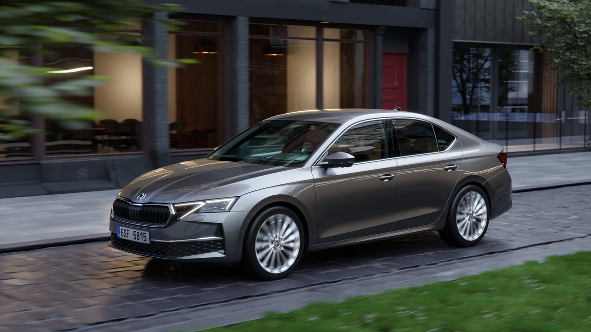 Aufgewerteter Škoda Octavia ab sofort als Limousine und Kombi bestellbar - Foto: presseportal.de