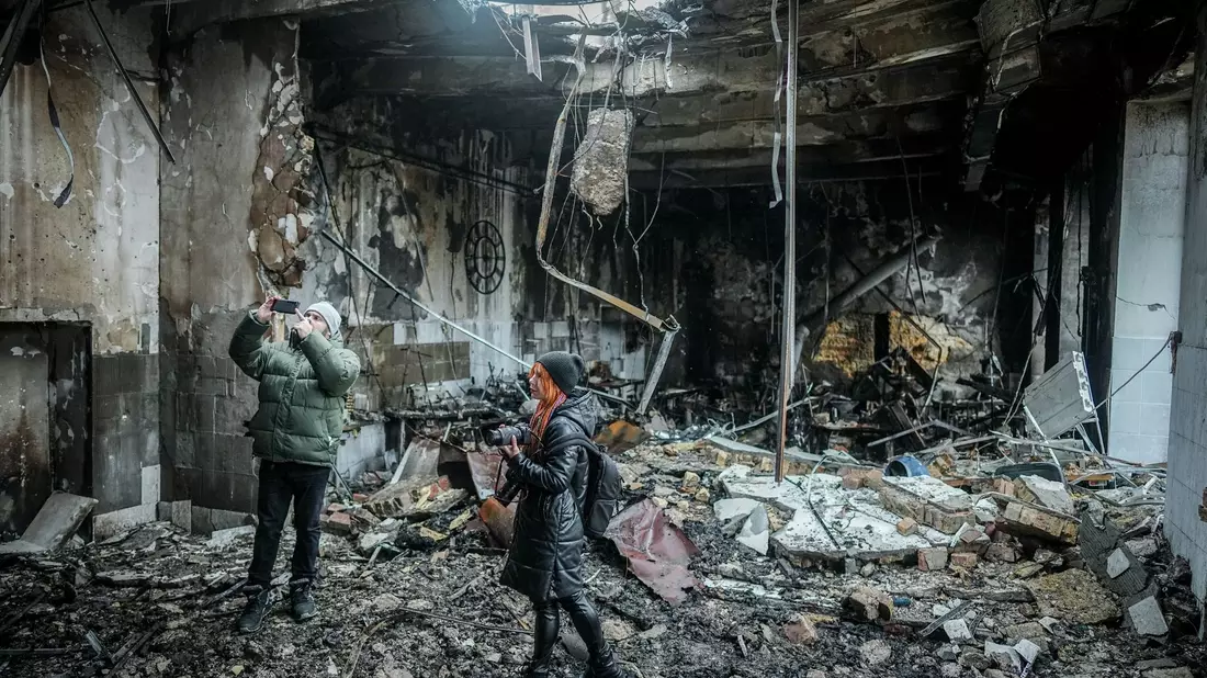 Bei dem Angriff auf die Hafenstadt Odessa wurde eine Näherei zerstört. - Bild: Kay Nietfeld/dpa