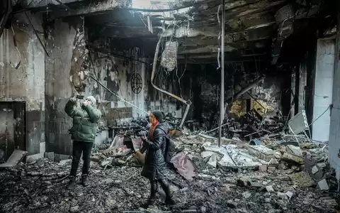 Bei dem Angriff auf die Hafenstadt Odessa wurde eine Näherei zerstört. - Foto: Kay Nietfeld/dpa