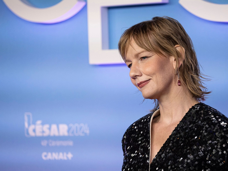 Sandra Hüller gewinnt für ihre Leistung in «Anatomie eines Falls» den französischen César-Filmpreis als beste Schauspielerin. - Foto: Aurelien Morissard/AP/dpa