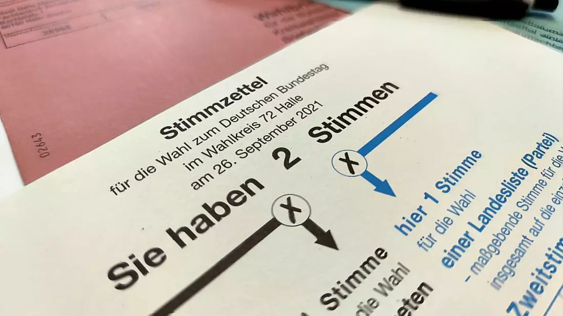 Stimmzettel zur Bundestagswahl 2021 (Archiv) - Bild: über dts Nachrichtenagentur