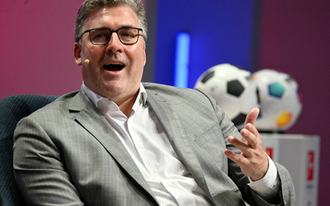 Die Gefahr einer Spaltung von 1. und 2. Liga oder von Alleingängen bei der Vermarktung sieht Axel Hellmann nicht. - Foto: Roberto Pfeil/dpa