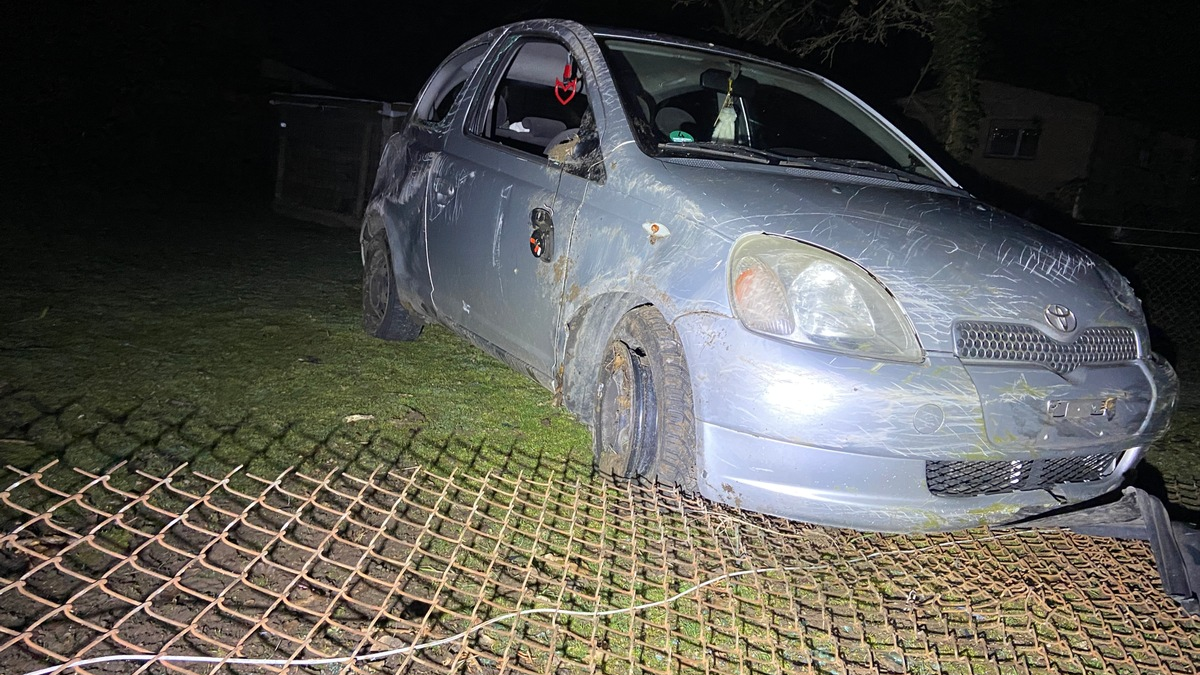 POL-PDLU: Alleinunfall einer Fahranfängerin in Waldsee - Foto: presseportal.de