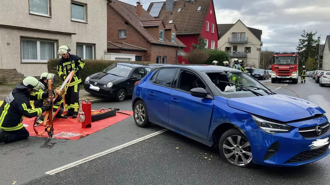 FW-BO: Verkehrsunfall in der Gartenstraße am Sonntagmorgen - Bild: presseportal.de
