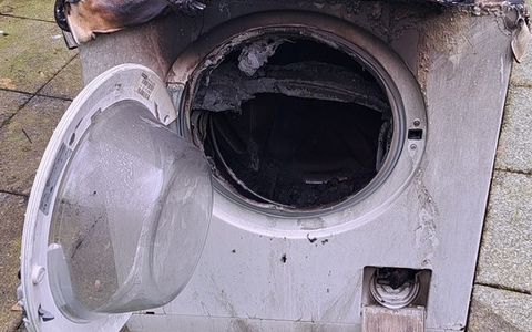FW-MH: Kellerbrand - brennende Waschmaschine sorgte für Feuerwehreinsatz - Foto: presseportal.de