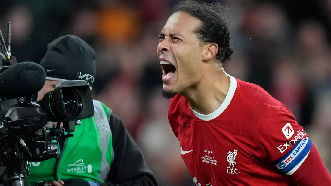 Virgil van Dijk köpfte Liverpool zum Sieg. - Bild: Alastair Grant/AP/dpa
