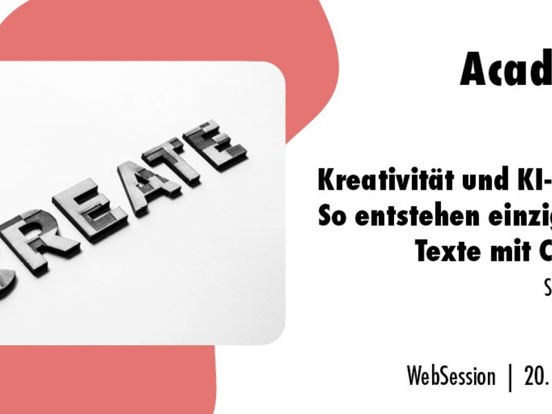 Kreativität und KI-Power: So entstehen einzigartige Texte mit ChatGPT / Ein Online-Seminar der news aktuell Academy - Foto: presseportal.de