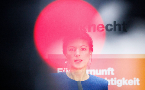 «In kürzester Zeit haben wir weit mehr als die erforderlichen Unterschriften erhalten. Damit ist jetzt gesichert, dass das BSW bei der Europawahl antreten kann», sagt Sahra Wagenknecht. - Foto: Carsten Koall/dpa