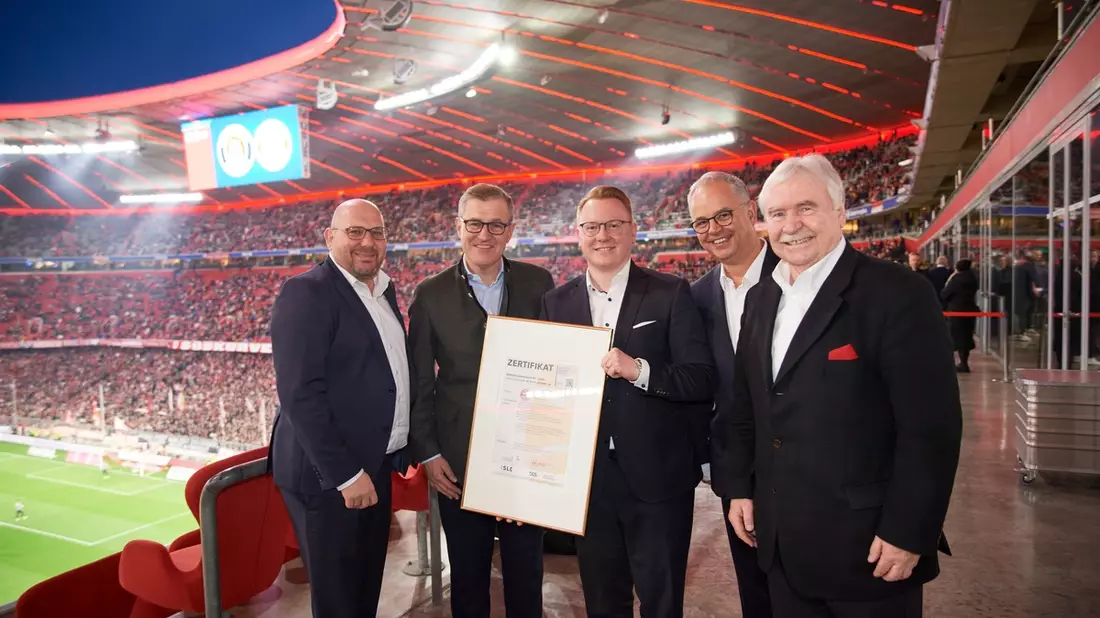 FC Bayern München setzt neue Maßstäbe: Auszeichnung mit dem Zertifikat Geprüfte Servicequalität Sport - Bild: presseportal.de