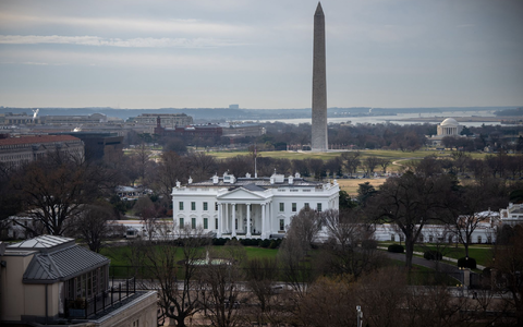 Das Weiße Haus in Washington. - Foto: Michael Kappeler/dpa