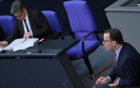 Robert Habeck und Jens Spahn (Archiv) - Foto: über dts Nachrichtenagentur