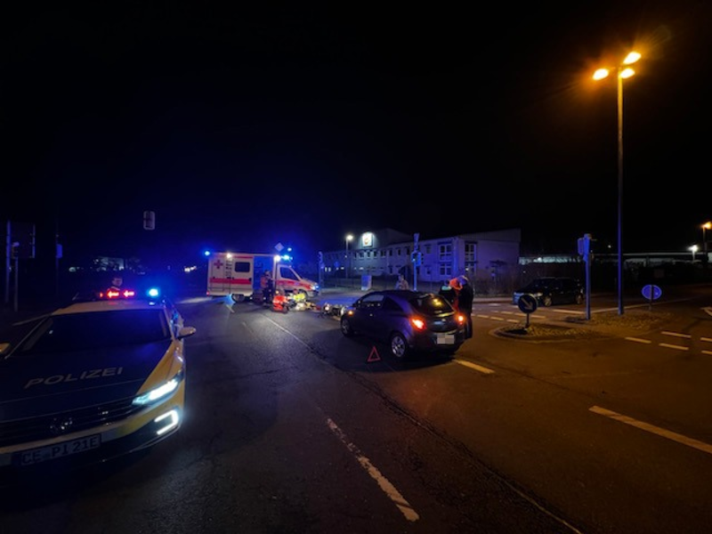 POL-CE: Verkehrsunfall mit schwerverletztem Motorradfahrer - Foto: presseportal.de