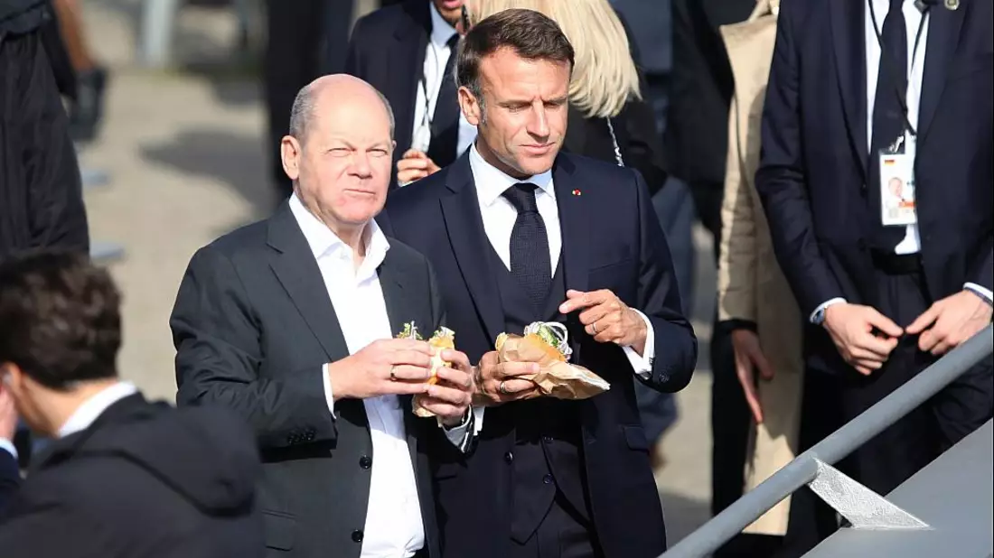 Emmanuel Macron und Olaf Scholz (Archiv) - Bild: über dts Nachrichtenagentur