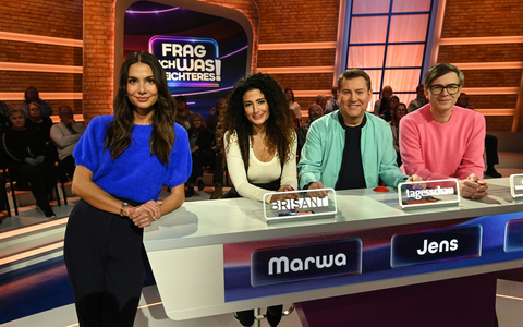 Frag mich was Leichteres! mit Lea Wagner / Die neue Quizshow am Nachmittag startet am 8. April mit 28 Folgen im Ersten - Foto: presseportal.de