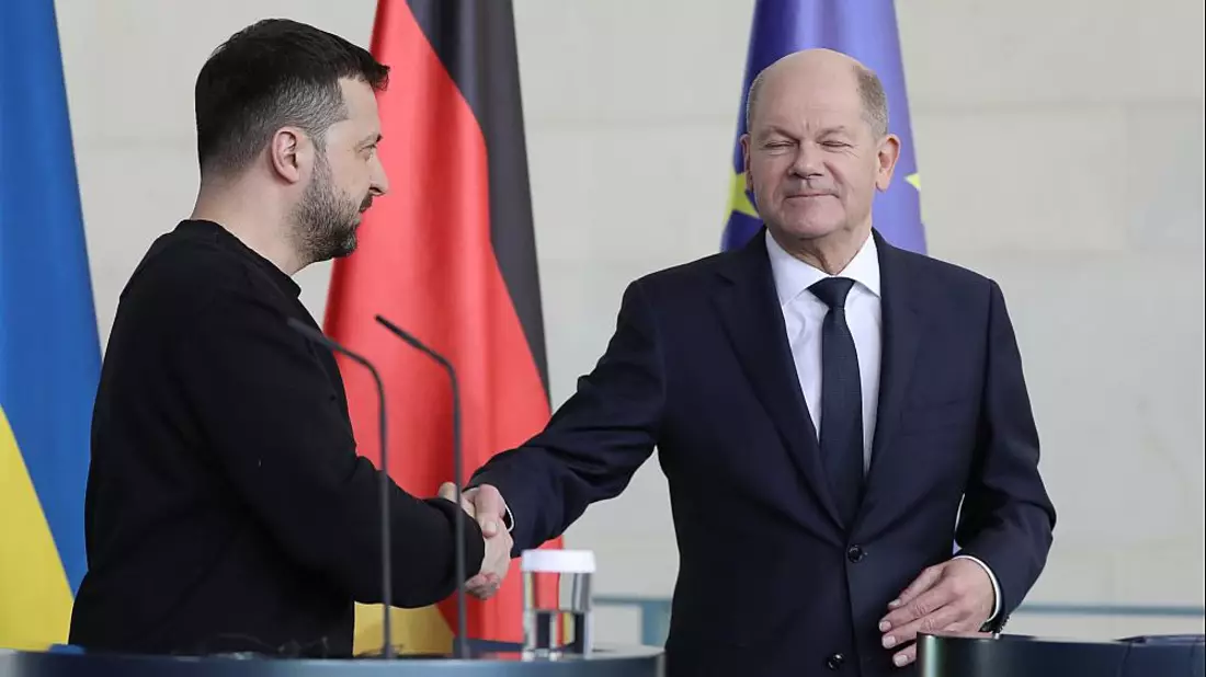 Wolodymyr Selenskyj und Olaf Scholz (Archiv) - Bild: über dts Nachrichtenagentur