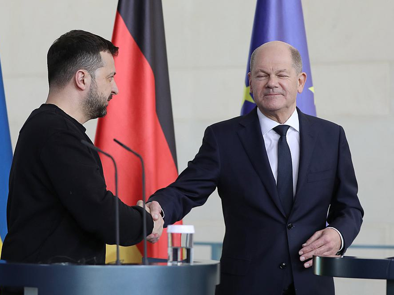Wolodymyr Selenskyj und Olaf Scholz (Archiv) - Foto: über dts Nachrichtenagentur