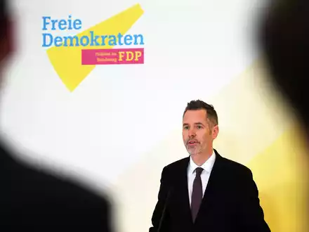 Die FDP habe deutlich gemacht, dass man alles verhindern werde, was die deutsche Wirtschaft schwächt, so Christian Dürr. - Foto: Serhat Kocak/dpa
