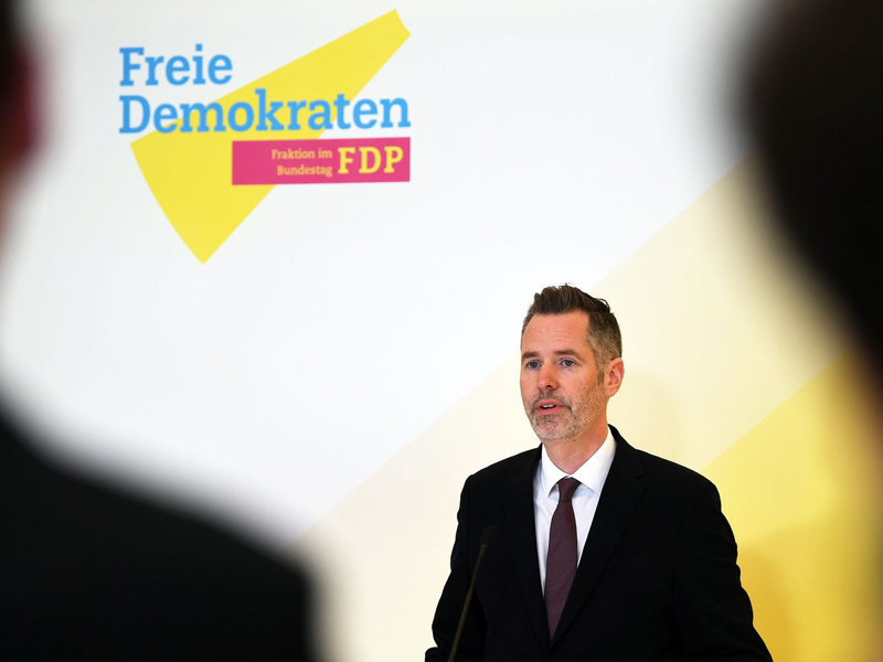 Die FDP habe deutlich gemacht, dass man alles verhindern werde, was die deutsche Wirtschaft schwächt, so Christian Dürr. - Foto: Serhat Kocak/dpa