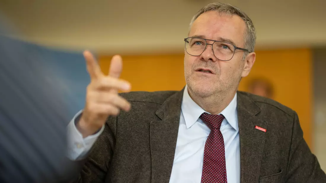 Handwerks-Präsident Jörg Dittrich warnt vor einer Polarisierung der Gesellschaft. - Bild: Robert Michael/dpa