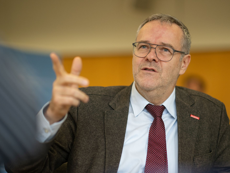 Handwerks-Präsident Jörg Dittrich warnt vor einer Polarisierung der Gesellschaft. - Foto: Robert Michael/dpa