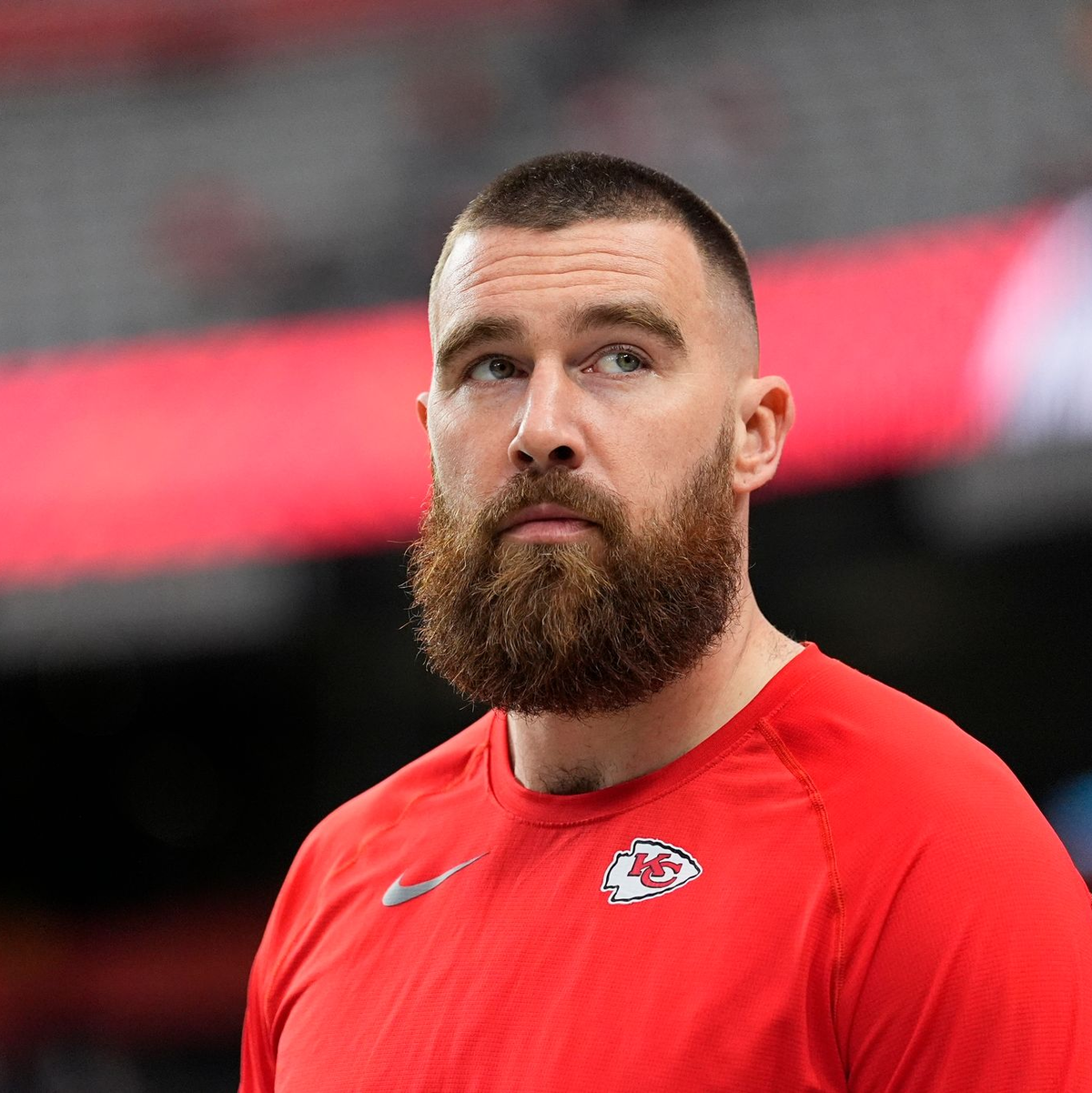 American-Football-Star Travic Kelce ist der Freund von Taylor Swift. - Foto: Julio Cortez/AP/dpa
