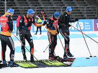 Die Ski der Biathleten werden auch beim Weltcup in Oslo ein großes Thema sein. - Foto: Hendrik Schmidt/dpa