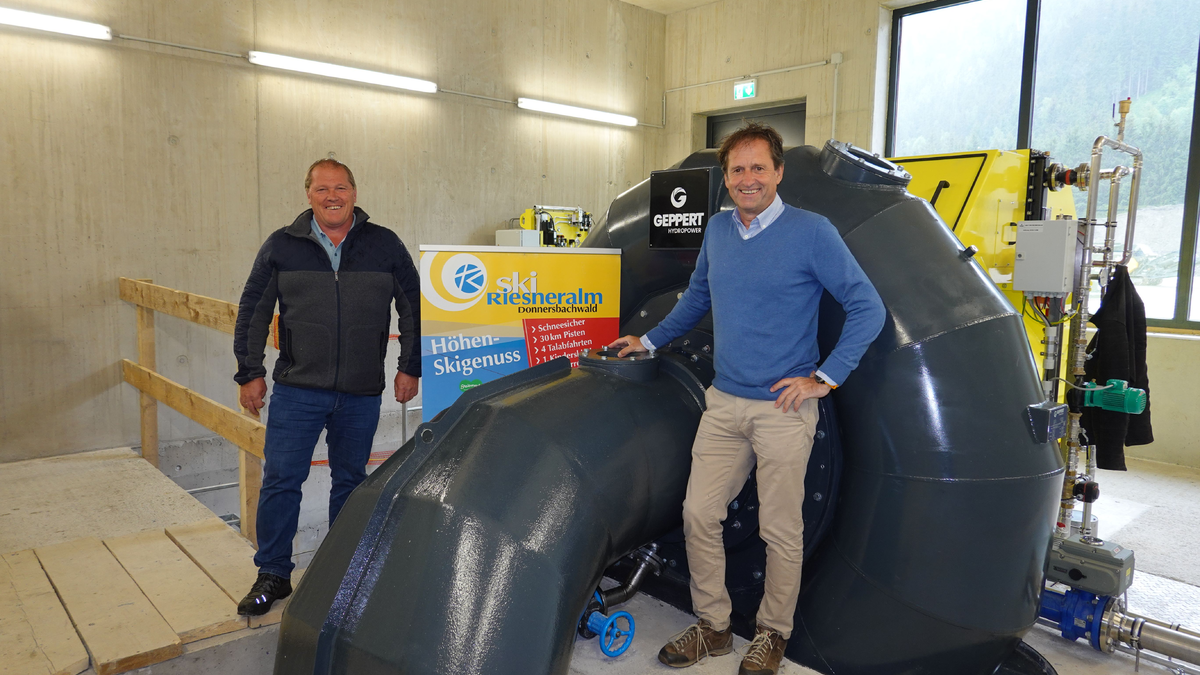 BL Kalsberger und GF Erwin Petz - Foto: Petz/Riesneralm über pressetext.de