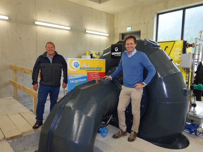 BL Kalsberger und GF Erwin Petz - Foto: Petz/Riesneralm über pressetext.de