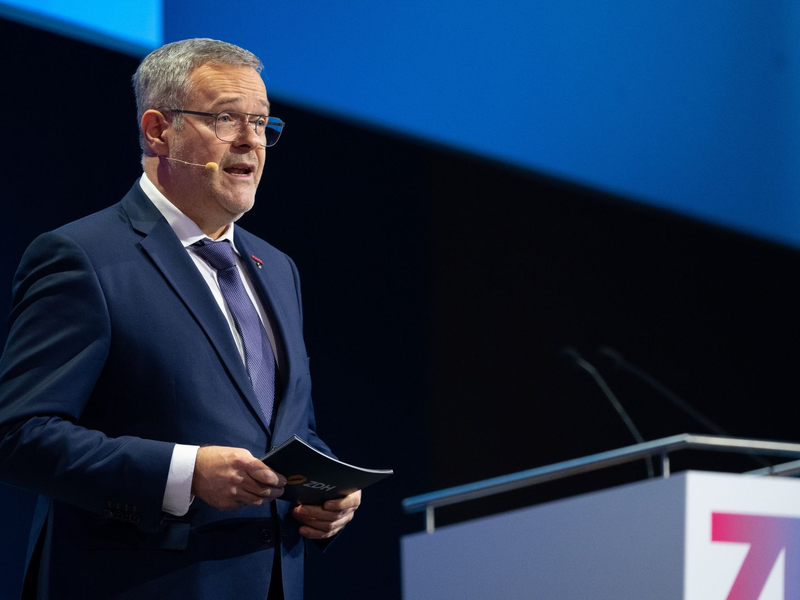 ZDH-Präsident Jörg Dittrich spricht bei der Eröffnung der Internationalen Handwerksmesse (IHM). - Foto: Sven Hoppe/dpa