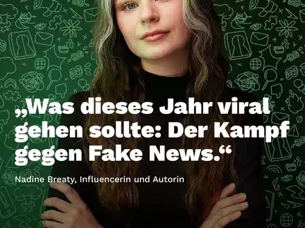 Vertraue Nachrichten, die stimmen statt Stimmung machen - #UseTheNews startet Kommunikationskampagne gegen Desinformation - Foto: presseportal.de