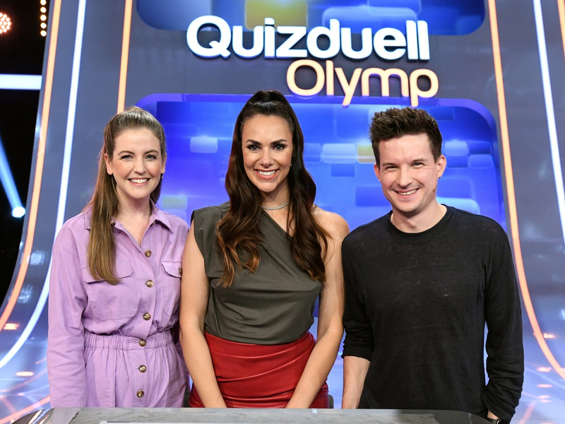 TV-Ehepaar gegen den Quizduell-Olymp: Jennifer Sieglar und Tim Schreder bei Esther Sedlaczek / Quizduell-Olymp am Freitag, 1. März, 18:50 Uhr im Ersten - Foto: presseportal.de